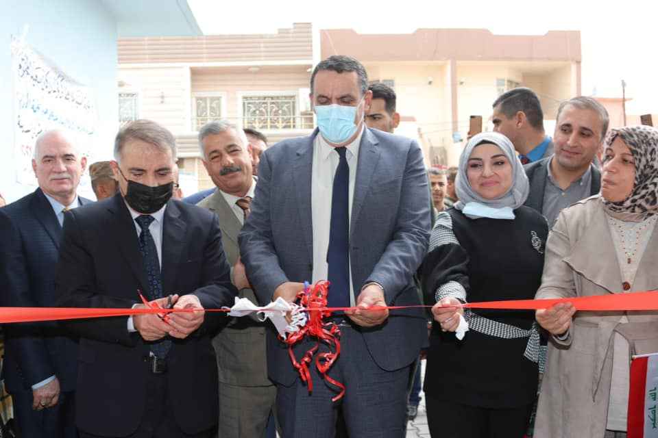 الجبوري  يفتتح اعدادية البيداء في مدينة كركوك .